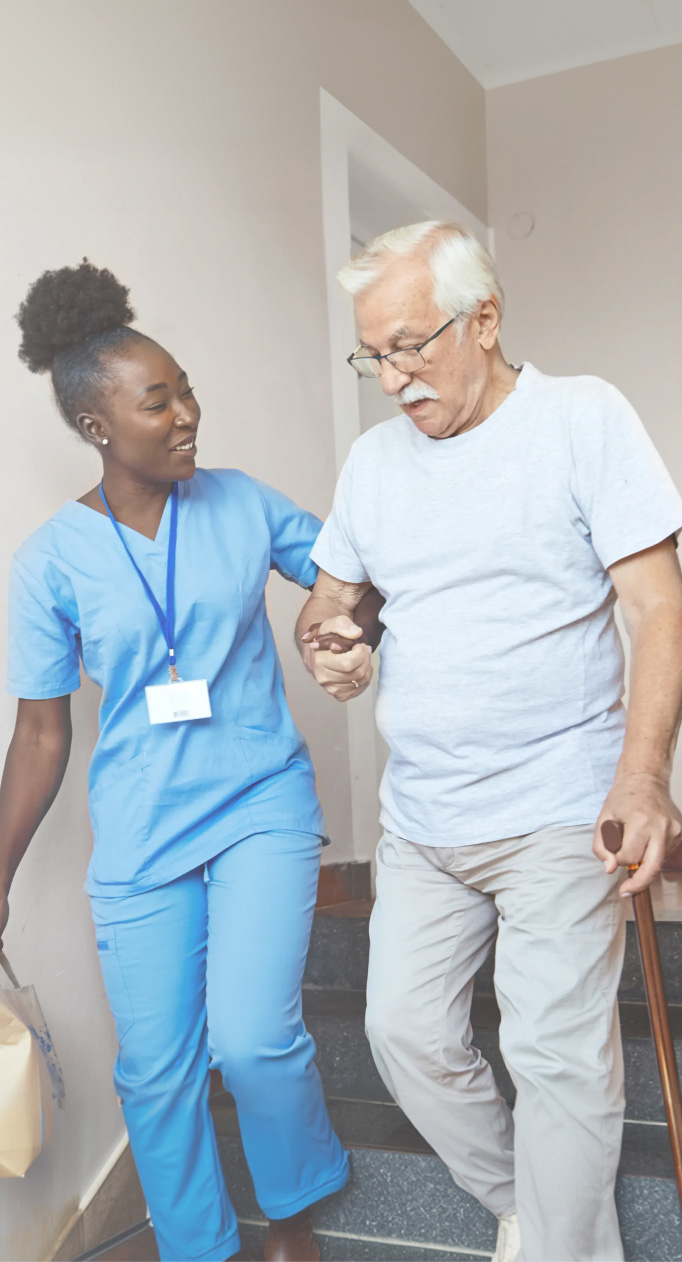 Caring nursing staff at Waterview Heights